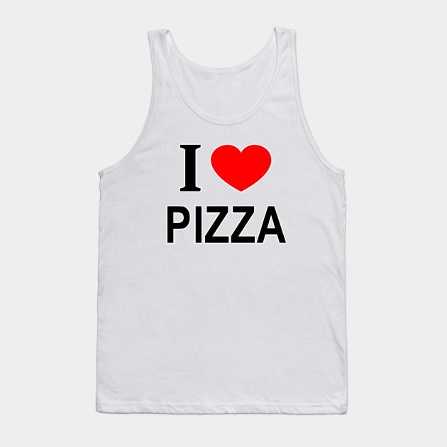 I ❤️ PIZZA I LOVE PIZZA I HEART PIZZA Tank Top by KAWAII OMISE